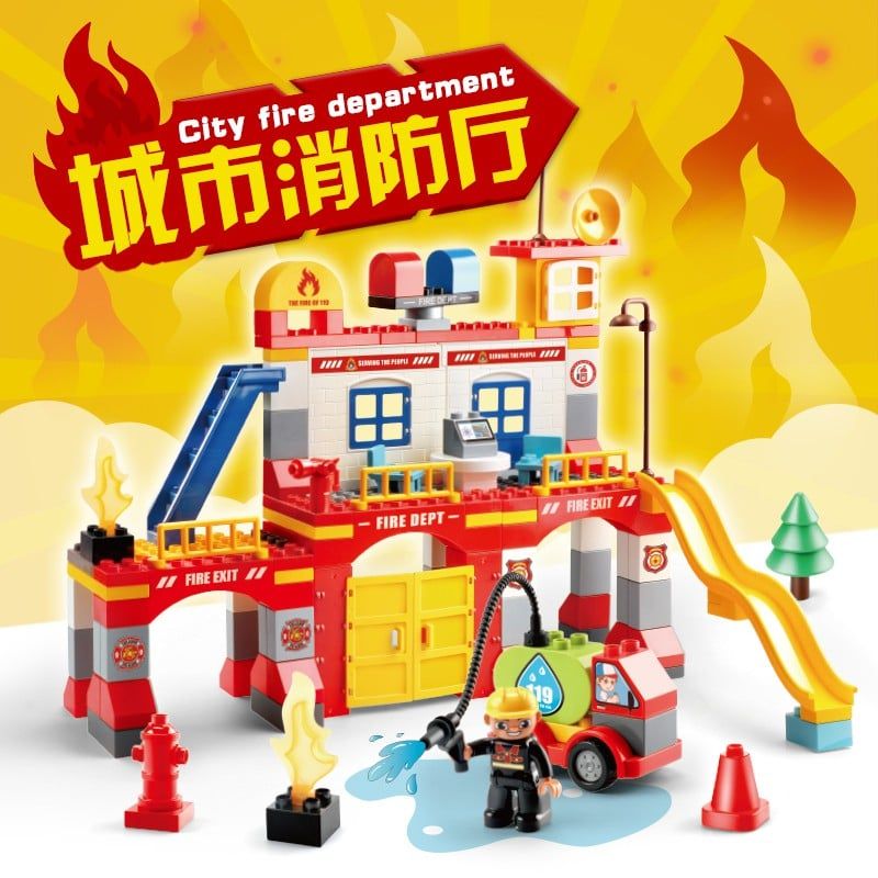 BỘ LẮP GHÉP FEEL CỨU HỎA 145 MIẾNG