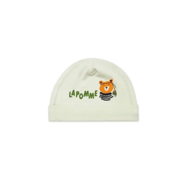MŨ SƠ SINH LA POMME TEDDY BEAR MÀU VÀNG