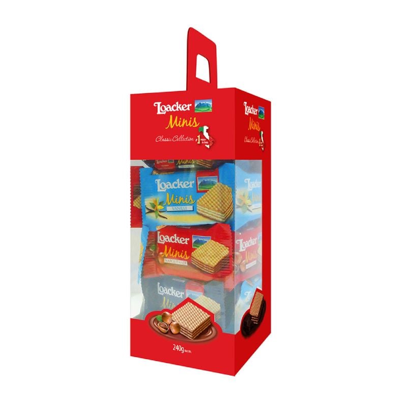 Bánh xốp Loacker Minis Collection 240g