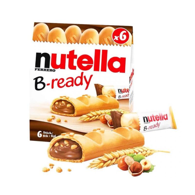 Bánh quy nhân socola hạt phỉ Nutella hộp 132g