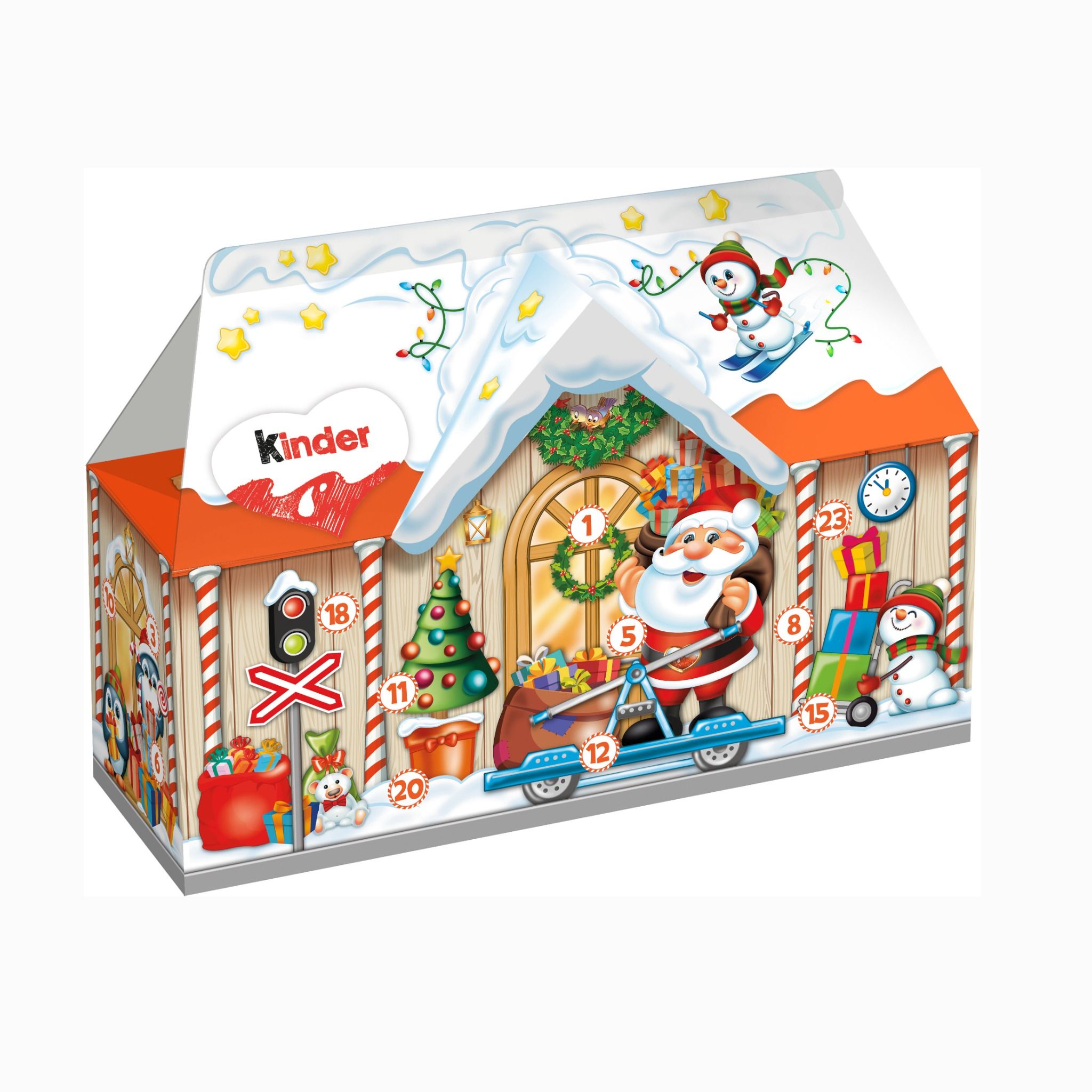 KẸO CHOCOLATE KINDER MIX NGÔI NHÀ 3D 234G