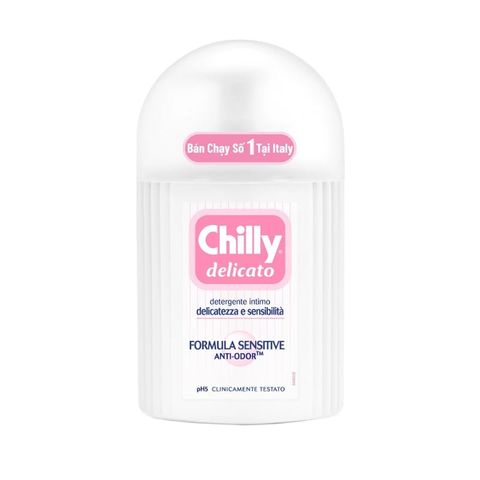Dung dịch vệ sinh phụ nữ CHILLY DELICATO dịu nhẹ 200ml
