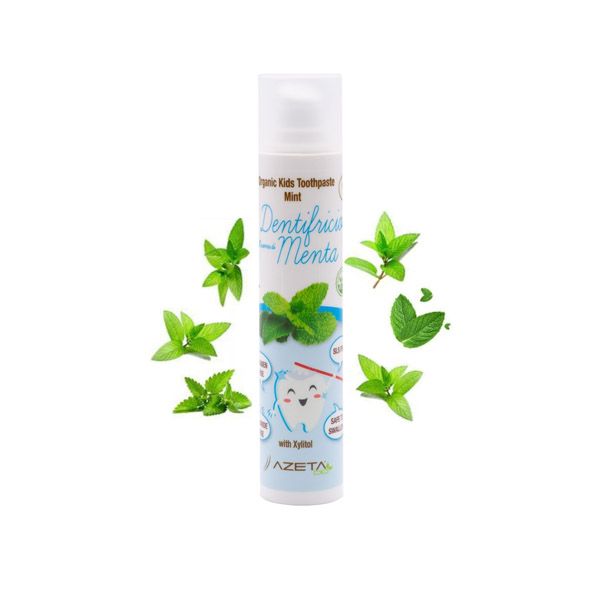 KEM ĐÁNH RĂNG HỮU CƠ DẠNG GEL AZETABIO VỊ BẠC HÀ (0-3 TUỔI)