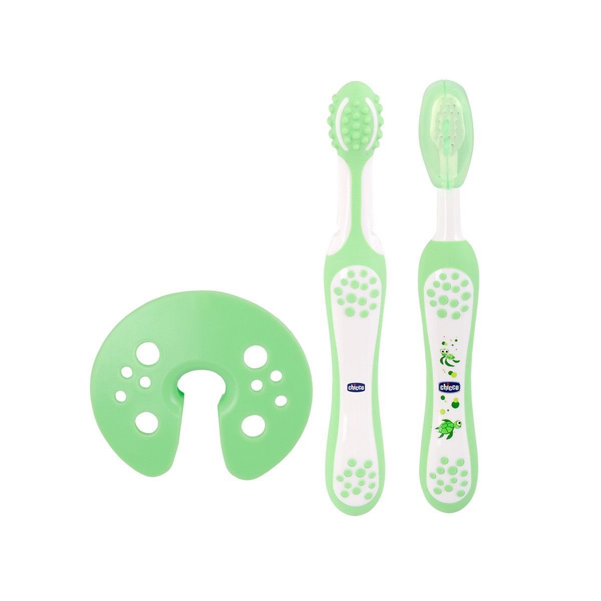 BỘ BÀN CHẢI 2 BƯỚC RÙA CON CHICCO
