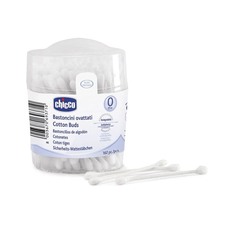 TĂM BÔNG ĐẦU TRÒN CHO TRẺ SƠ SINH CHICCO 0M+