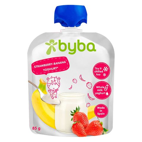 Sữa chua Byba vị dâu chuối túi 85g