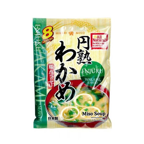 Súp Miso rong biển Wakame ăn liền Hikari Miso Enjuku