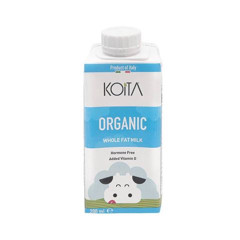 Thực phẩm bổ sung: Sữa bò hữu cơ nguyên kem Koita 200ml