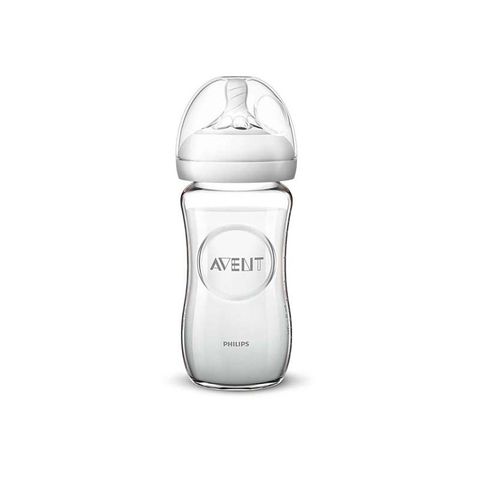 Bình sữa thủy tinh Avent mô phỏng tự nhiên 240ml - SCY933.01