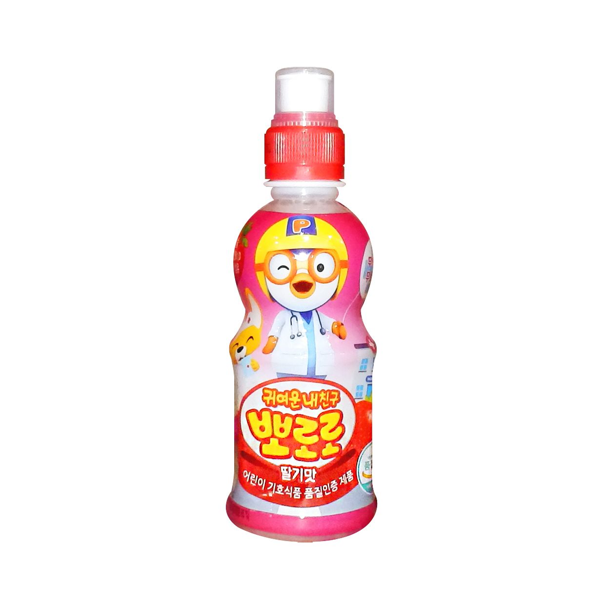 NƯỚC NGỌT PORORO VỊ DÂU 235ML