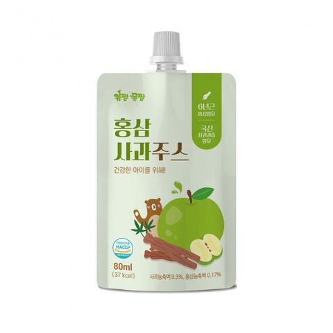 Nước uống hồng sâm Kijang Momjang vị táo 80ml