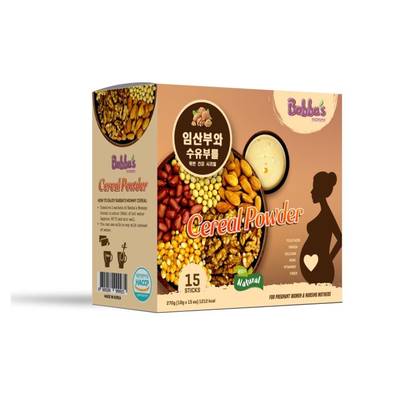 BỘT NGŨ CỐC BÀ BẦU BABA'S MOMMY 270G