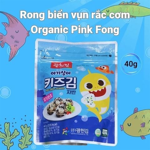 Rong biển vụn Organic Pink Fong ăn liền