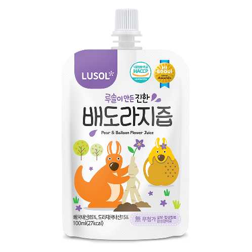 Nước ép lê, rễ hoa chuông đen nguyên chất LUSOL 100ml