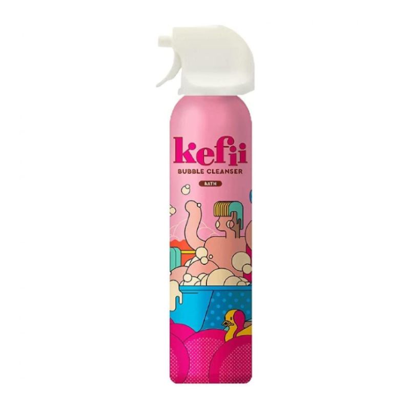 Sữa tắm tạo bọt toàn thân Kefii new bath hương dâu 200ml (DATE 07/2025)