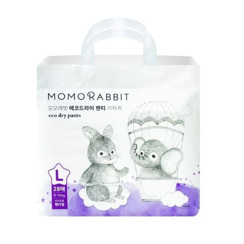 Bỉm quần ban đêm Momo Rabbit Baby Panty Diapers size L28