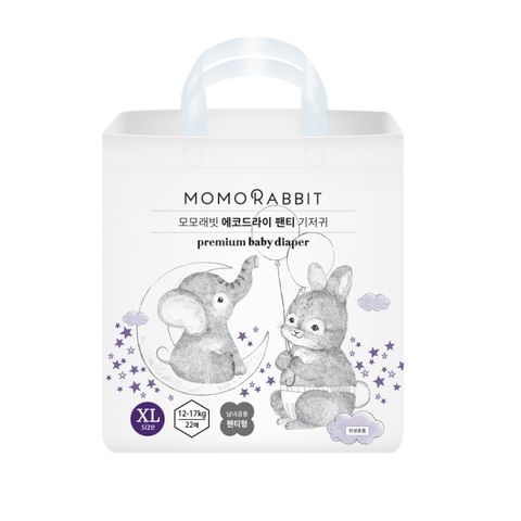 Bỉm quần ban đêm Momo Rabbit Baby Panty Diapers size XL22