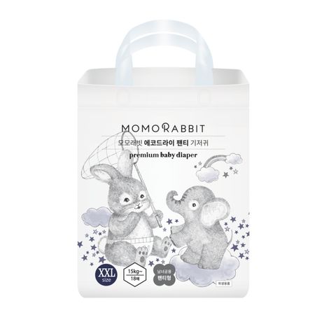 Bỉm quần ban đêm Momo Rabbit Baby Panty Diapers size XXL18