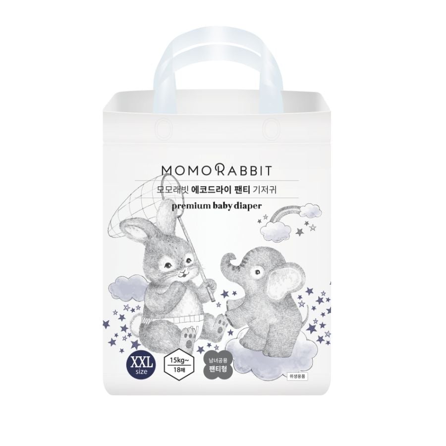 BỈM QUẦN BAN ĐÊM MOMO RABBIT BABY PANTY DIAPERS SIZE XXL