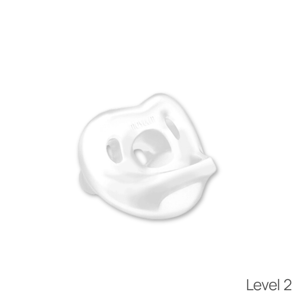 TY NGẬM 100% SILICON CAO CẤP MOYUUM SIZE 3 MÀU TRONG (6+ THÁNG)