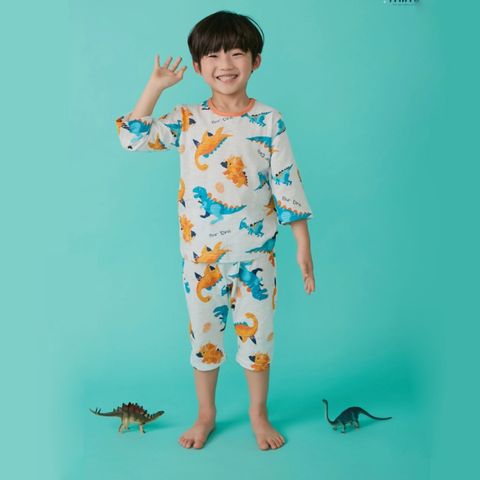 Bộ pijama lửng Olomimi bé trai Your Dino