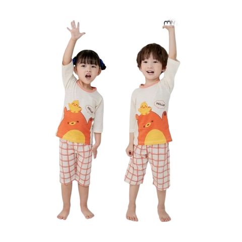 Bộ pijama lửng Olomimi bé trai/bé gái Hello Bear