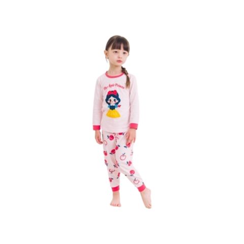 Bộ pijama Olomimi dài tay bé gái Apple Princess