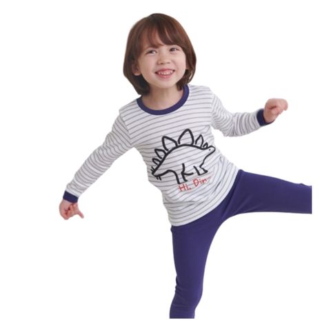 Bộ pijama Olomimi dài tay bé trai Hi, Dino