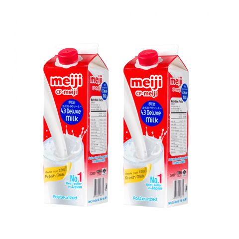 Combo 2 Sữa tươi thanh trùng cao cấp Meiji 4.3% hộp 946ml