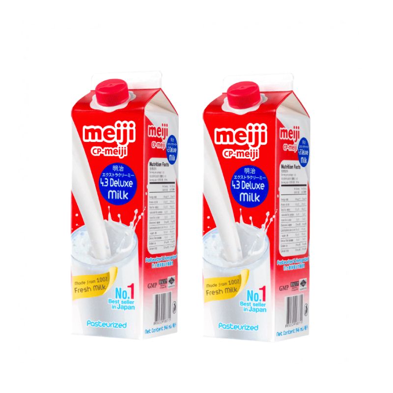 COMBO 2 SỮA TƯƠI THANH TRÙNG CAO CẤP MEIJI 4.3% HỘP 946ML