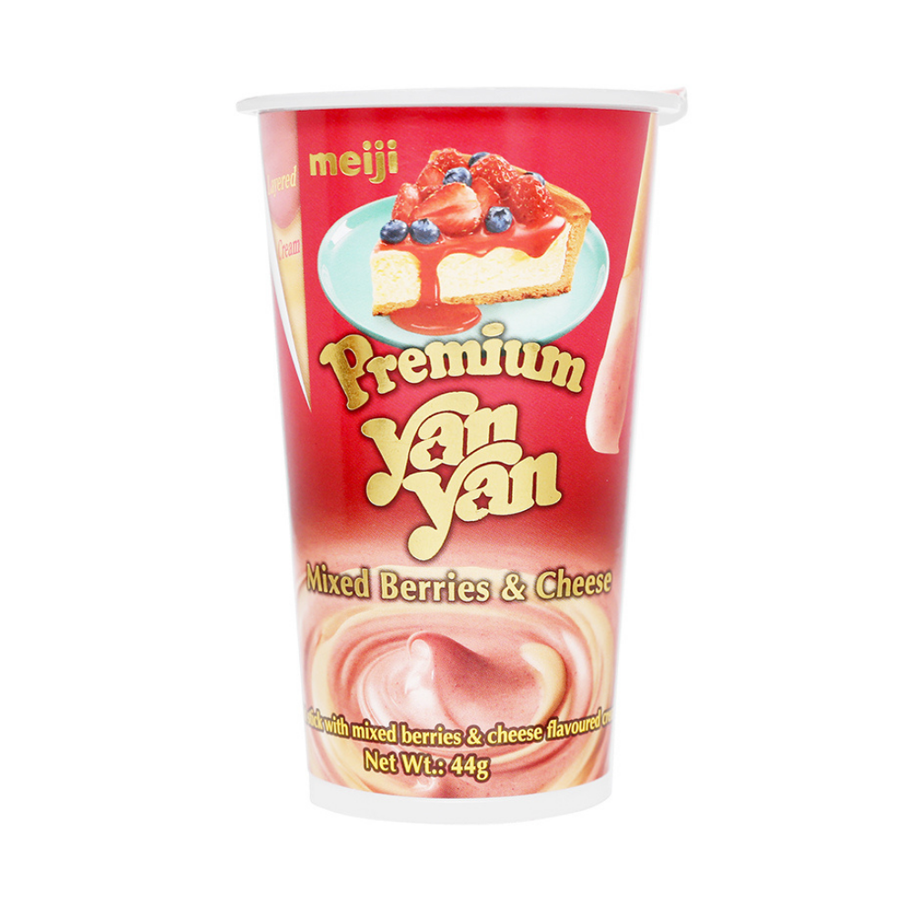 BÁNH MEIJI YAN YAN YẾN MẠCH CAO CẤP DÂU VÀ PHÔ MAI 44G