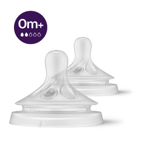 Núm ty mô phỏng tự nhiên mới hiệu Philips Avent cho trẻ từ 0M+