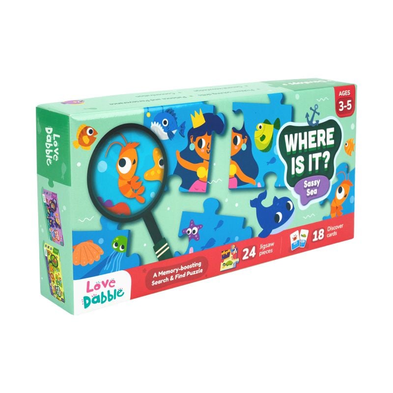 Bộ ghép hình và câu đố tiếng Anh PlayShifu- 5 châu 4 biển