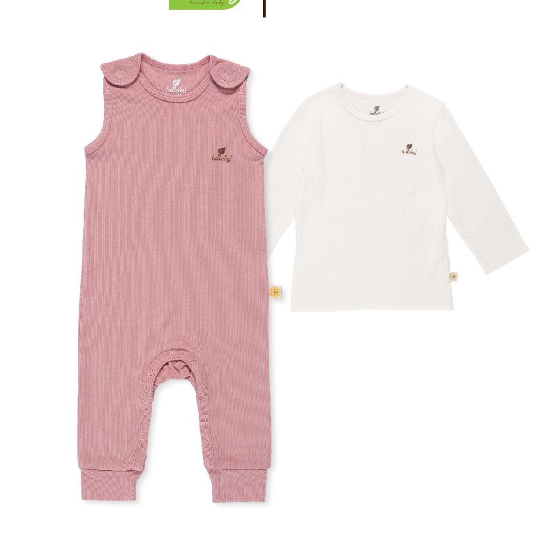 Set Romper Lullaby SN + T.Shirt NH413M - Hồng đậm