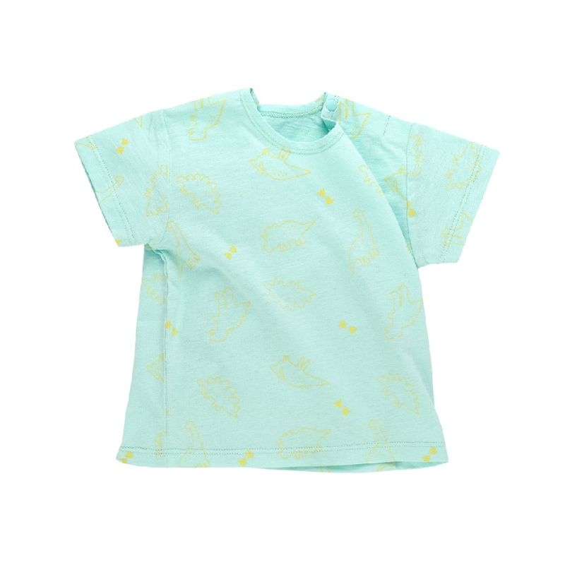 Áo Lullaby cộc tay raglan NH316M màu xanh nhạt