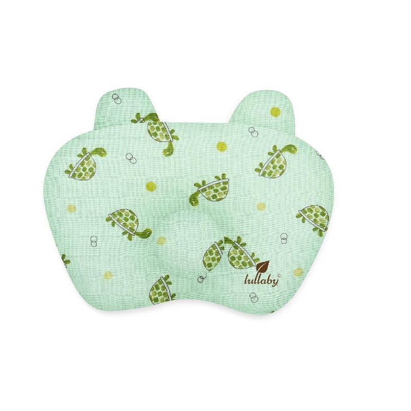 Gối Lullaby chống lõm có tai NH355M - Xanh in rùa