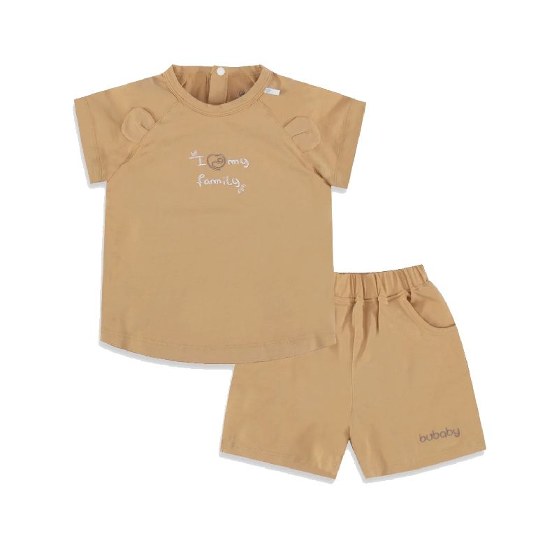 BOC012.01 Bộ cài sau cộc tay Buganik Baby Pooh Be