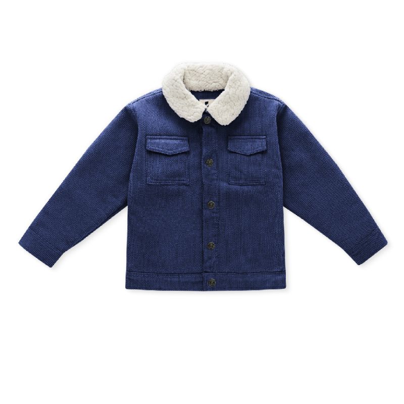ÁO KHOÁC BẤM CÚC LULLABY NH570M MÀU XANH NAVY