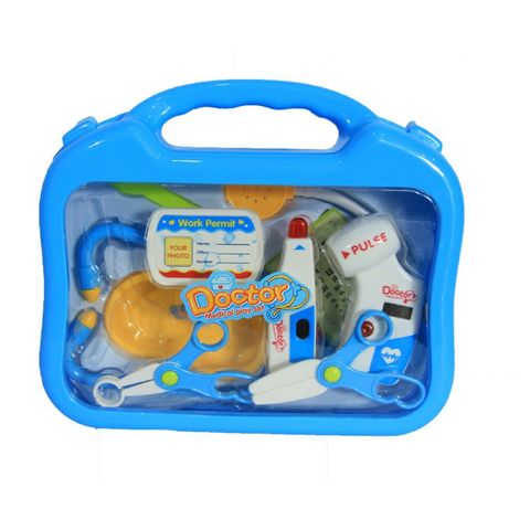 Hộp đồ chơi bác sĩ màu xanh Toys house