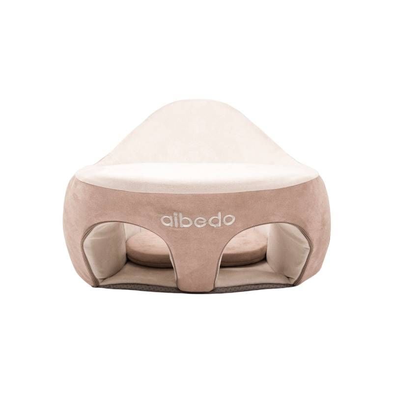 Ghế tập ngồi cho bé Aibedo Suede Fabric màu Beige