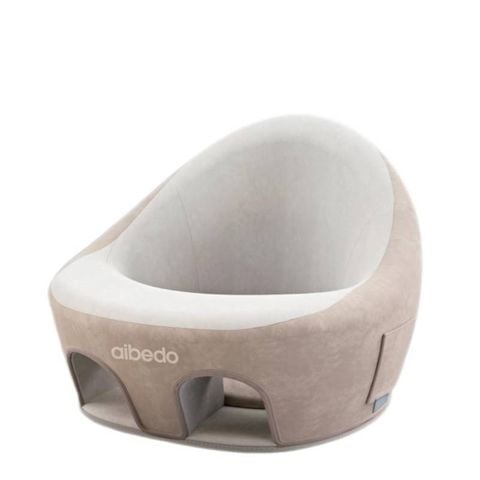 Ghế tập ngồi cho bé Aibedo Suede Fabric màu Beige