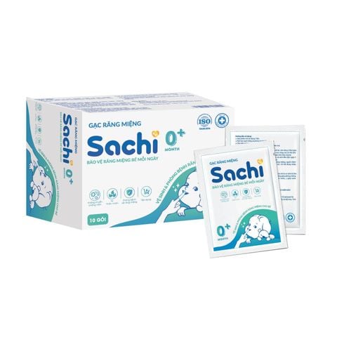 Gạc răng miệng Sachi O+ hộp 30 gói