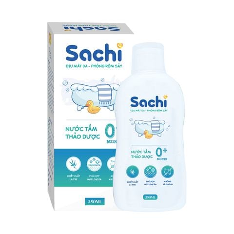 Nước tắm thảo dược Sachi O+ 250ml