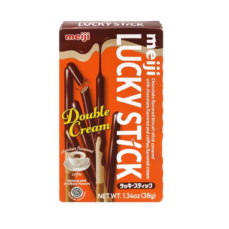 BÁNH QUE MEIJI LUCKY VỊ CÀ PHÊ 38G