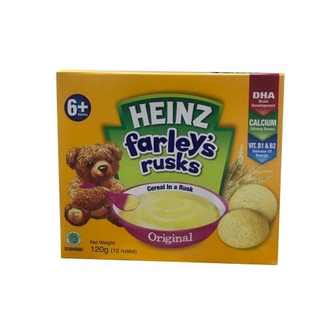 Bánh quy Heinz vị tự nhiên dành cho trẻ từ 6 tháng trở lên 120g