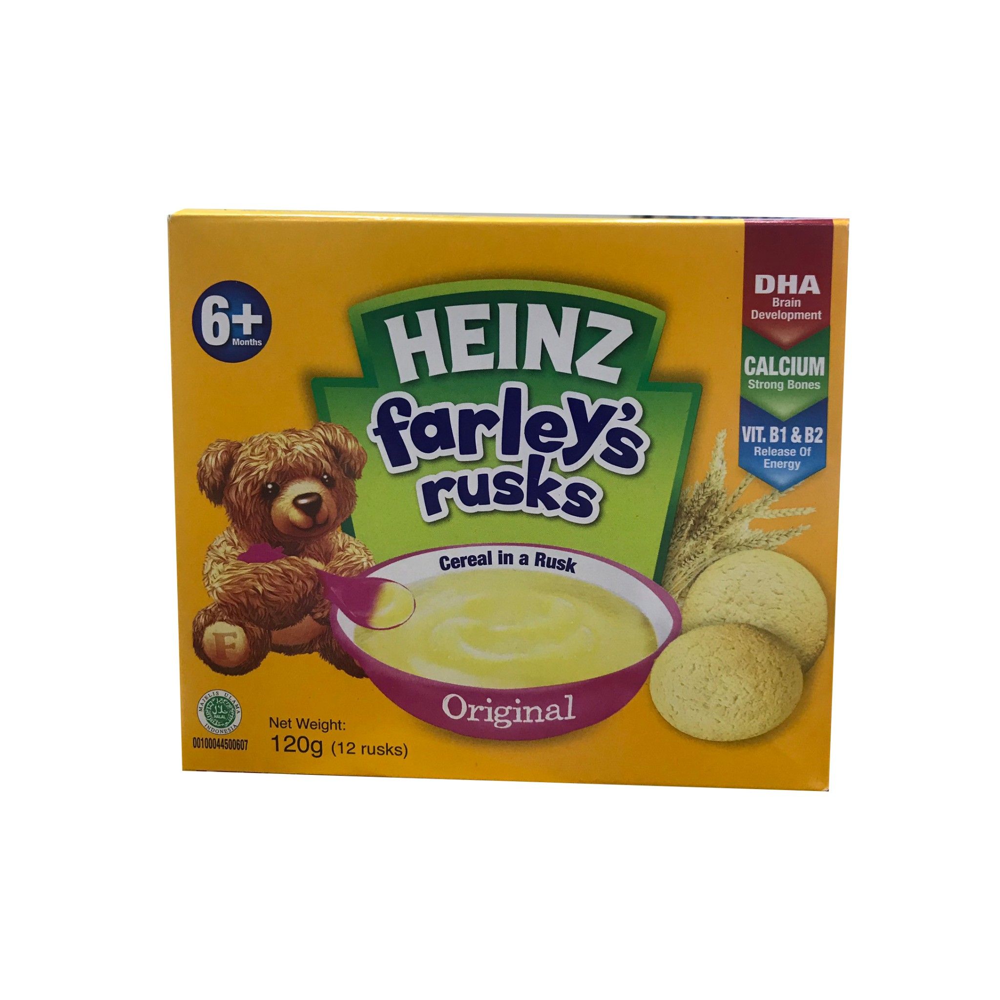Bánh quy Heinz vị tự nhiên dành cho trẻ từ 6 tháng trở lên 120g