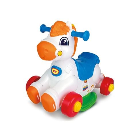 Ngựa bập bênh kết hợp xe chòi chân phát nhạc vui nhộn Winfun 0760-NL