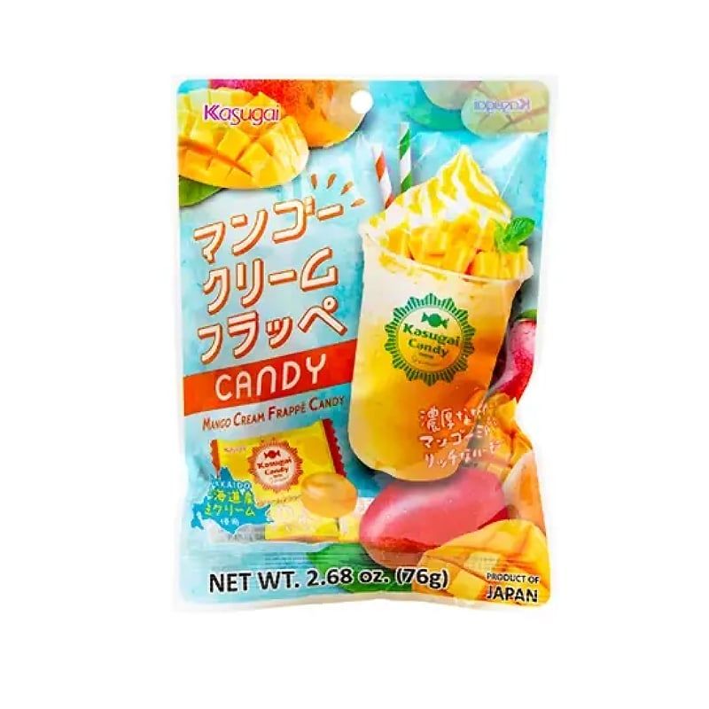 KẸO VỊ KEM XOÀI KASUGAI MANGO CREAM FRAPPÉ CANDY 76G(12X2)