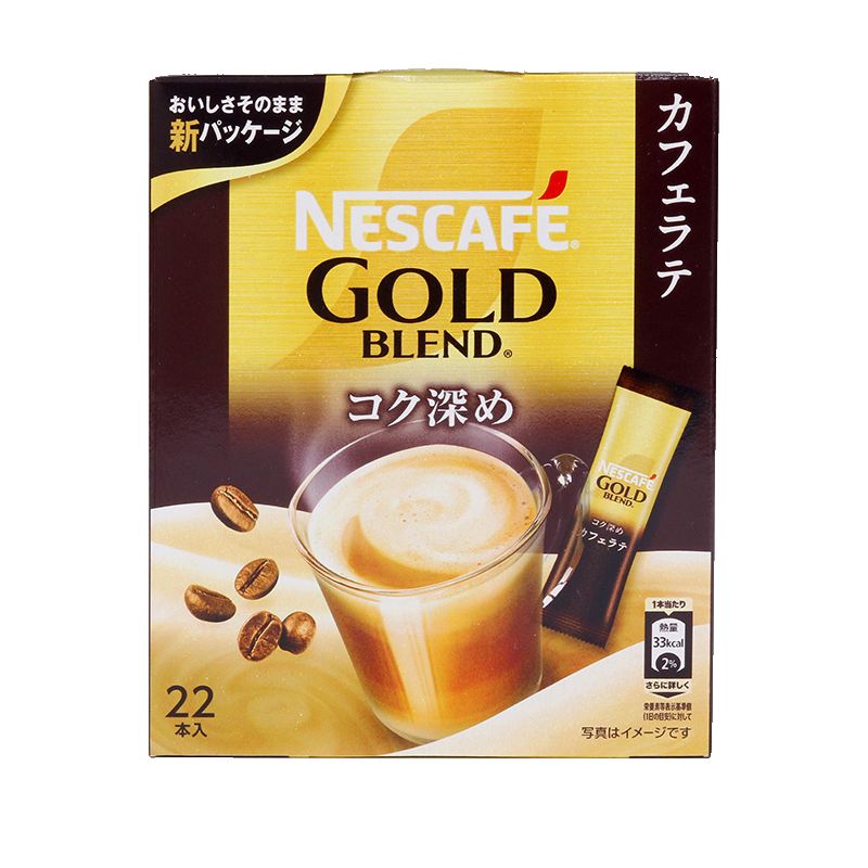 Cà Phê Que Nescafe Gold Blend Rich Deep Stick Coffee 154g
