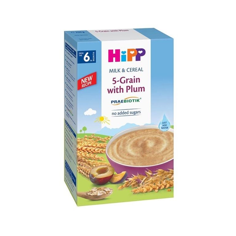 BỘT SỮA DD HIPP NGŨ CỐC HOA QUẢ MẬN TÂY 250G